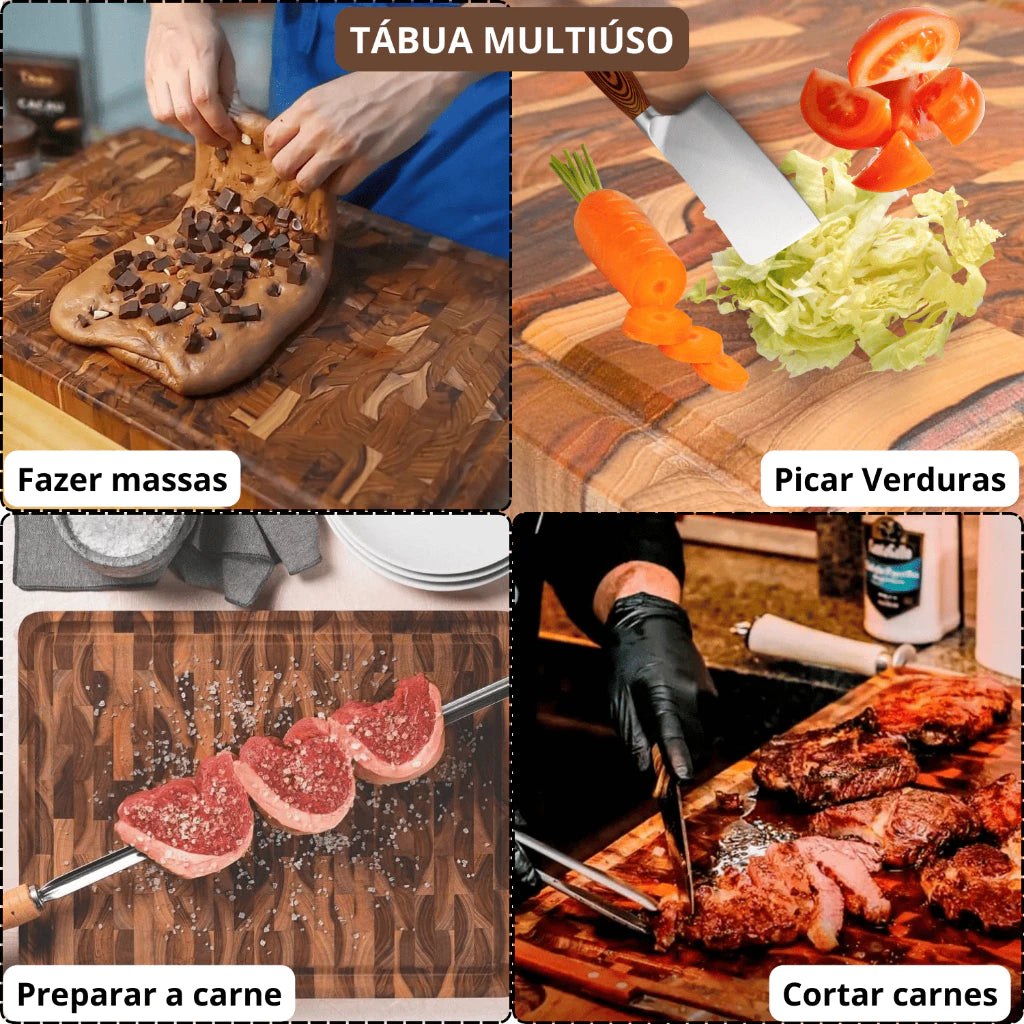 Tabua de madeira rustica
