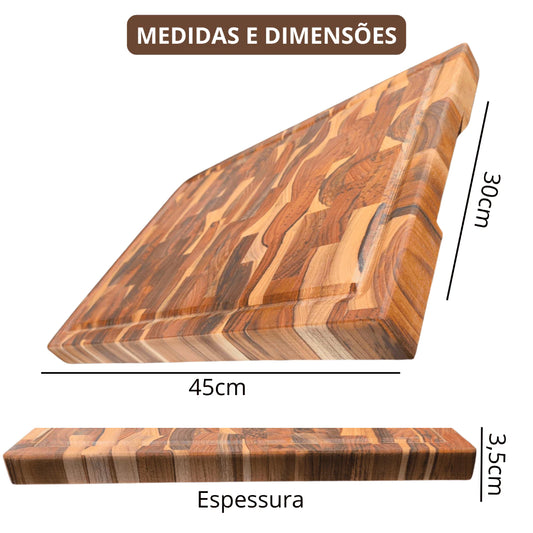 Tabua de madeira rustica