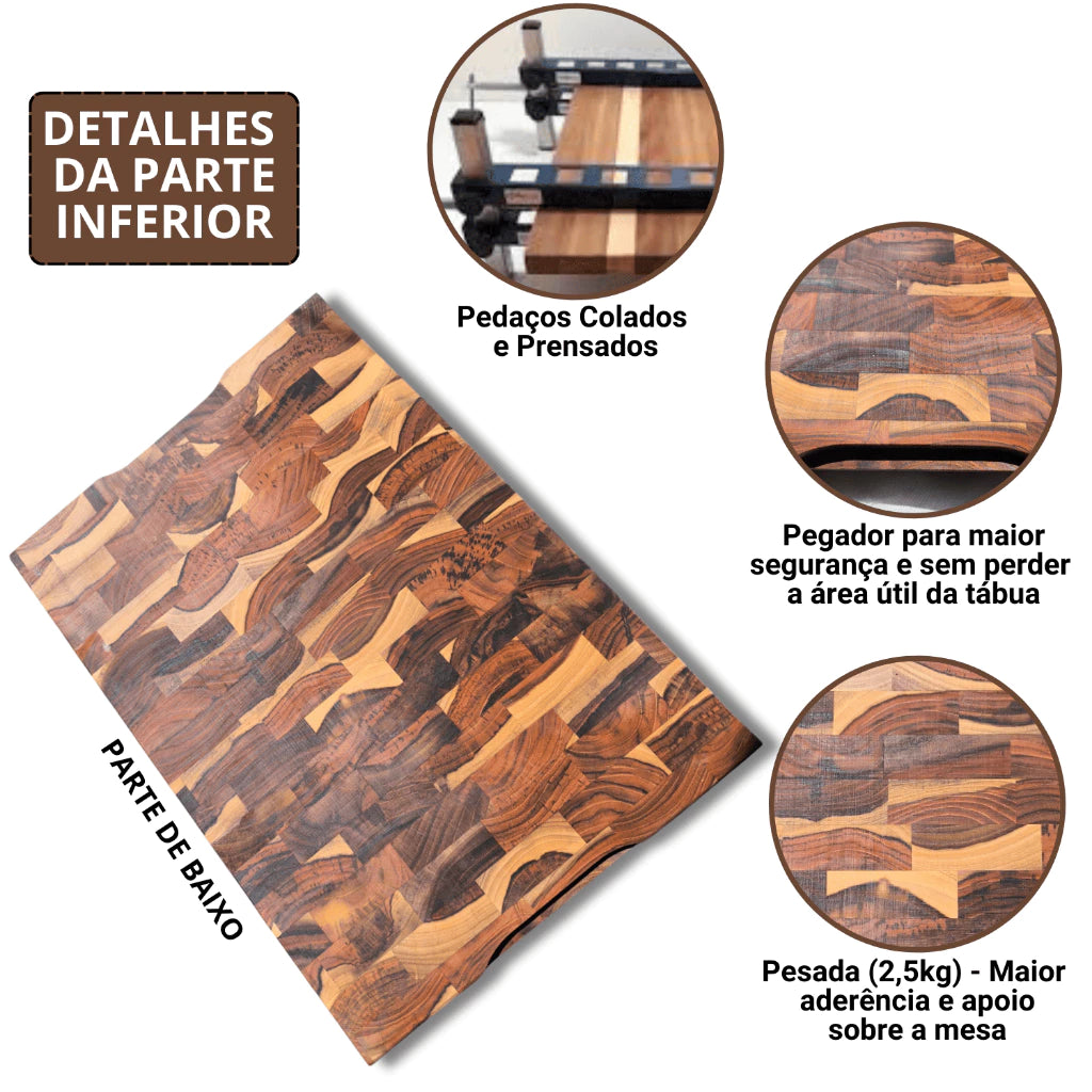 Tabua de madeira rustica