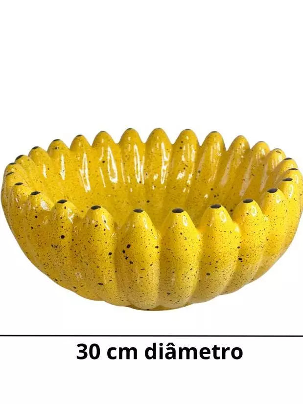 Fruteira de Banana Cerâmica