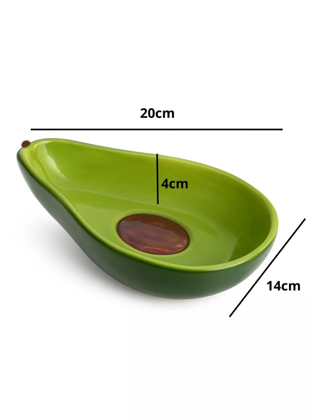 Bowl Abacate Cumbuca Em Cerâmica