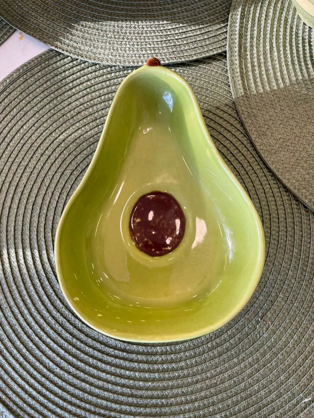 Bowl Abacate Cumbuca Em Cerâmica