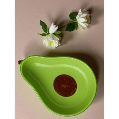 Kit de 3 Bowls Tigelas Frutas Abacate Mamão Cenoura em Cerâmica