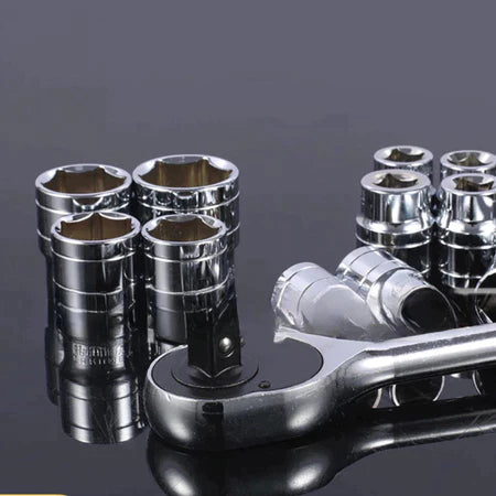 Kit De Ferramentas Chave Catraca 46 Peças